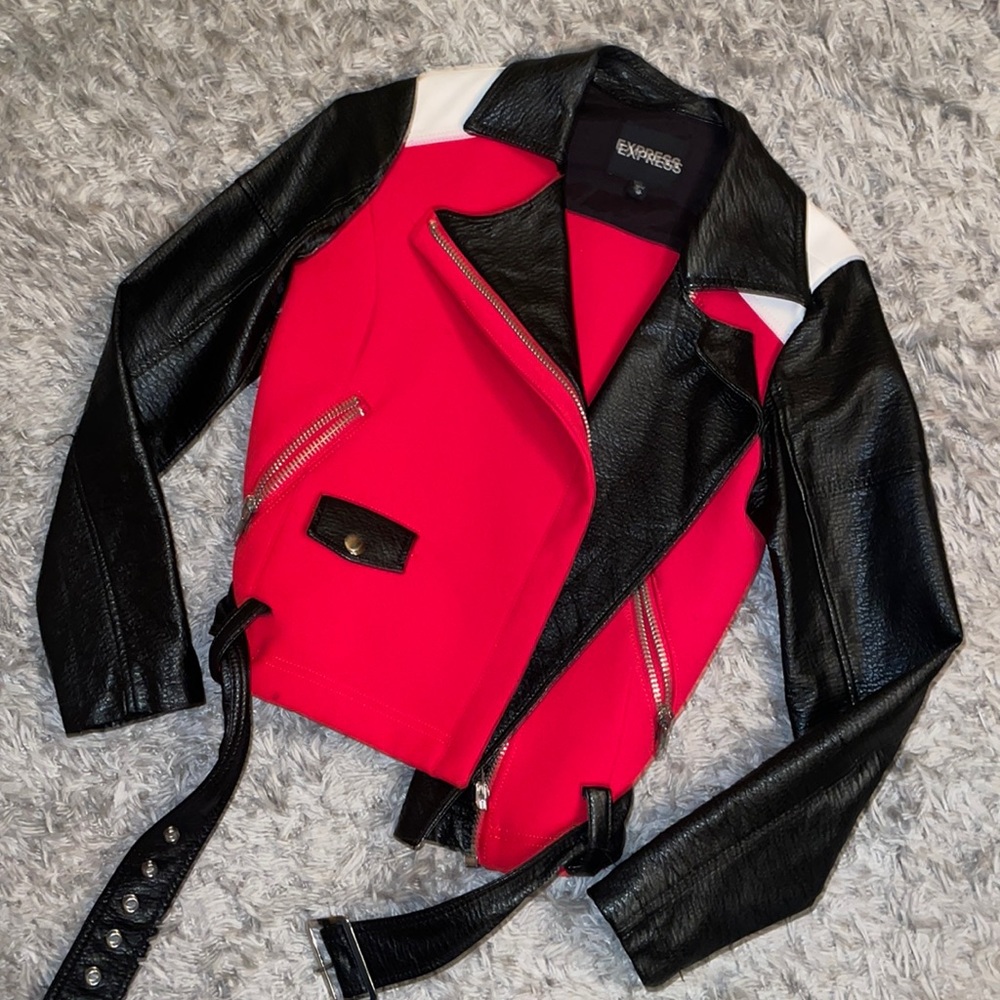 Express leather jacket